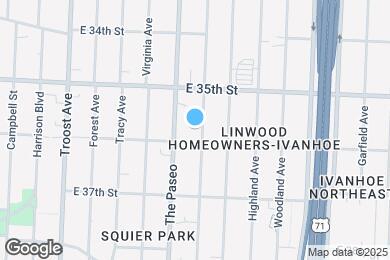 Map image of the property - 3534 Flora Ave