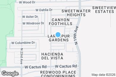 Map image of the property - 12445 N 21st Ave