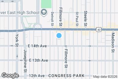 Map image of the property - 1440 Detroit St