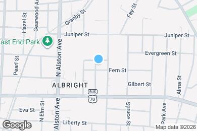Map image of the property - Room in Single Family Home on Chester St