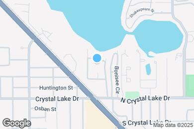 Map image of the property - 1836 N Crystal Lake Dr