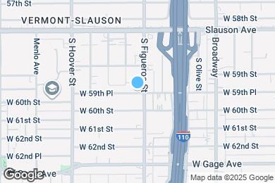 Map image of the property - 507 W 59th Pl