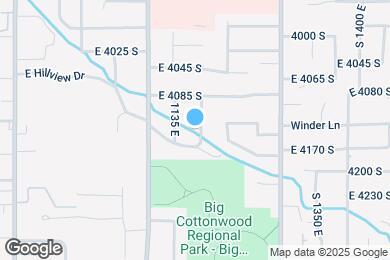 Map image of the property - 4138 S 1175 E