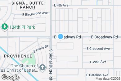 Map image of the property - 10838 E Calypso Ave