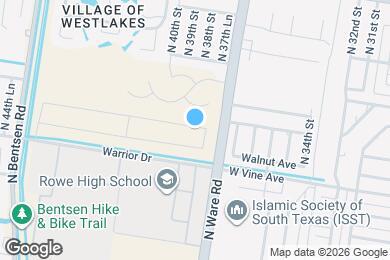 Map image of the property - 3709 La Vista Ave