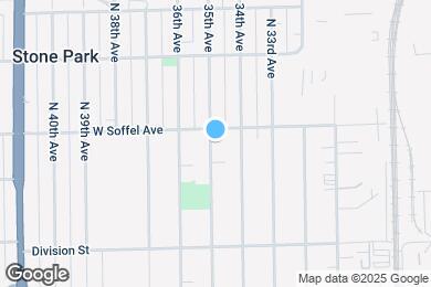 Map image of the property - 1619 N 35th Ave
