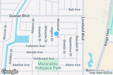 Map image of the property - 1371 Maracaibo St