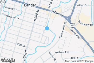 Map image of the property - 350 S 1st St
