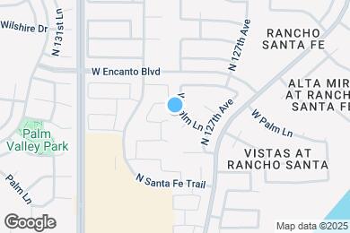 Map image of the property - 12751 W Palm Ln