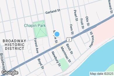 Map image of the property - 21 Maple St