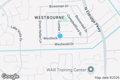 Map image of the property - 12303 Westlock Dr