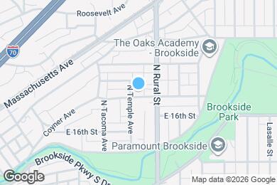 Map image of the property - 2616 E 17th St
