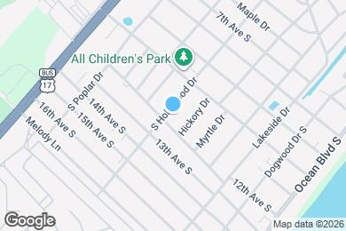 Map image of the property - 1025 S Hollywood Dr