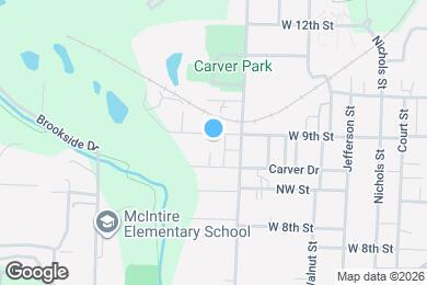 Map image of the property - 408 W 9th St