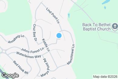Map image of the property - 4606 Manchineel Ln