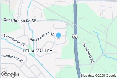 Map image of the property - 1111 Valley View Rd SE