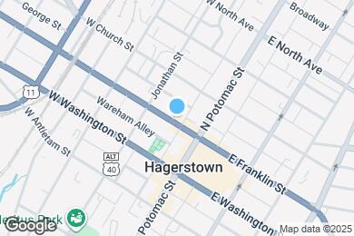 Map image of the property - 34 W Franklin St