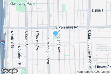 Map image of the property - 3936 S Indiana Ave