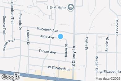 Map image of the property - 8013 Julie Ave