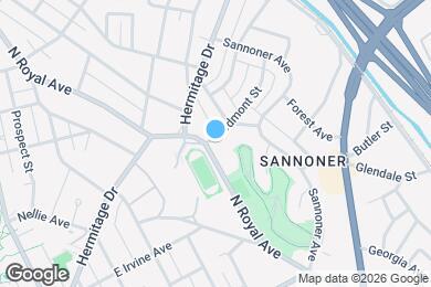 Map image of the property - 528 N Royal Ave