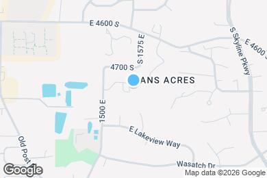 Map image of the property - 4762 S 1575 E