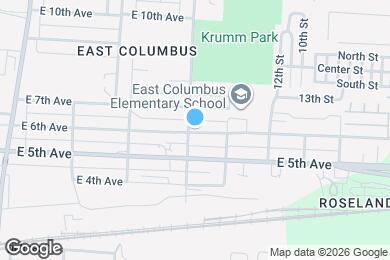 Map image of the property - 3012 E 6th Ave