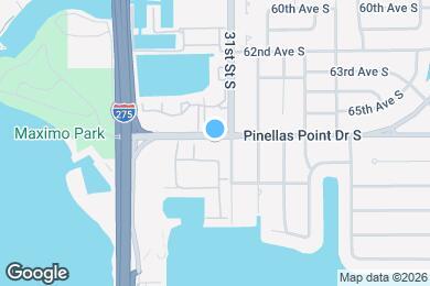 Map image of the property - 3150 Pinellas Point Dr S