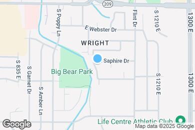 Map image of the property - 9619 S 1040 E