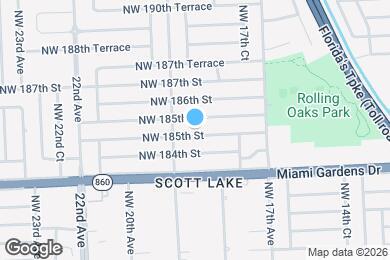 Map image of the property - 1841 NW 185th St