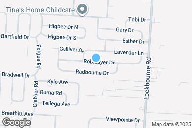 Map image of the property - 967 Robmeyer Dr