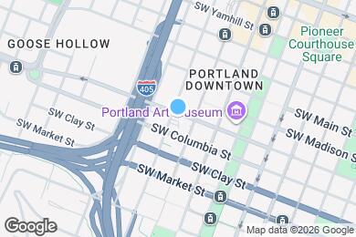 Map image of the property - 1134 SW Jefferson St