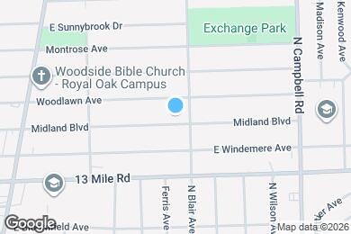 Map image of the property - 1123 Midland Blvd