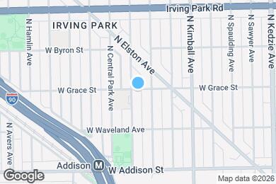 Map image of the property - 3519 W Grace St