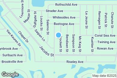 Map image of the property - 2425 Crockett St