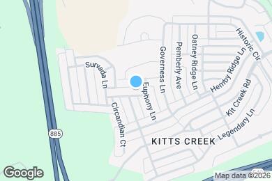 Map image of the property - 1012 Crinoline Ln