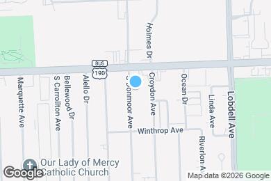 Map image of the property - 165 S Donmoor Ave