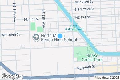 Map image of the property - 16801 NE 14th Ave