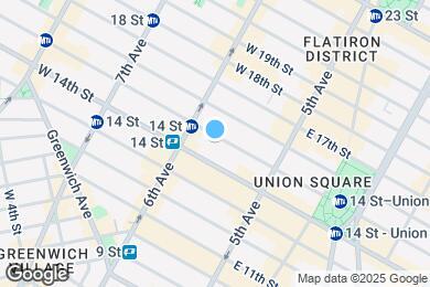 Map image of the property - 50 W 15th St