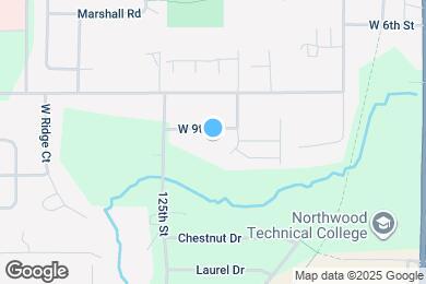 Map image of the property - 600 W 9th St