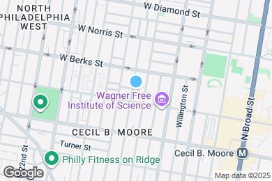 Map image of the property - 1811 N Gratz St