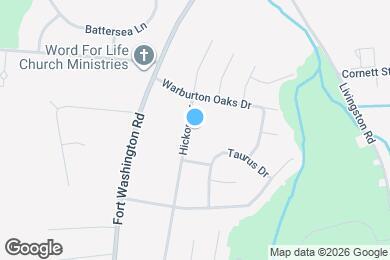 Map image of the property - 11608 Hickory Dr
