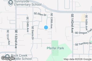 Map image of the property - 13722 SE Gannon Dr
