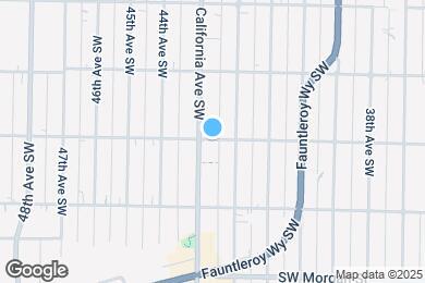 Map image of the property - 4205 SW Raymond St