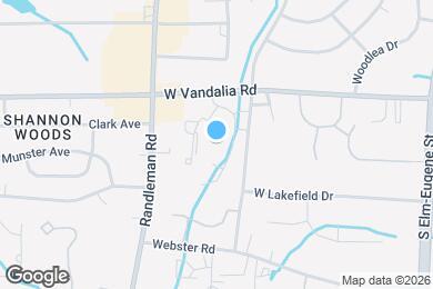 Map image of the property - Ashley Woods Apartments