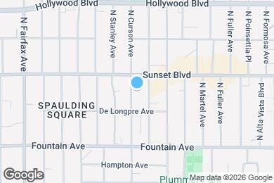 Map image of the property - 1432 N Curson Ave