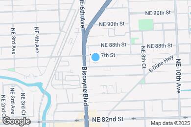 Map image of the property - 641 NE 86th St