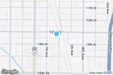 Map image of the property - 1315 6th Ave