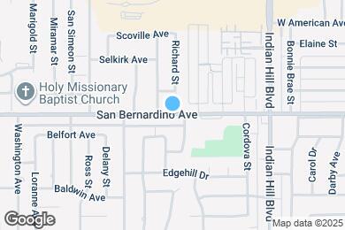 Map image of the property - 1346 San Bernardino Ave