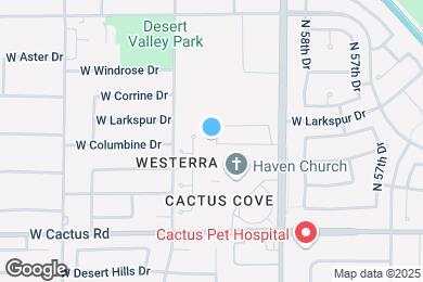 Map image of the property - 12502 N 60th Ave
