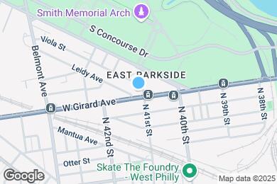 Map image of the property - 4105 W Girard Ave